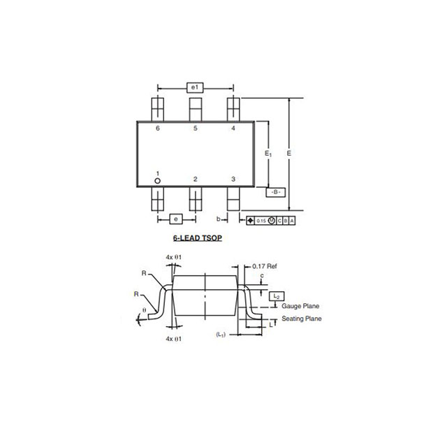 SQ3425EV-T1_BE3 Vishay Siliconix  Transistors - FET MOSFET - Simples